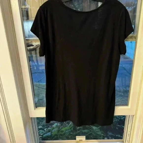 Standard James Perse Women’s 3 (large ) Black Estilo Scoop Neck Pullover Shirt - Picture 3 of 8